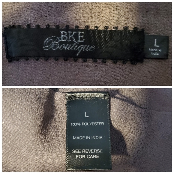 *SOLD* BKE Boutique Beaded Flowy Tank - Picture 4 of 7